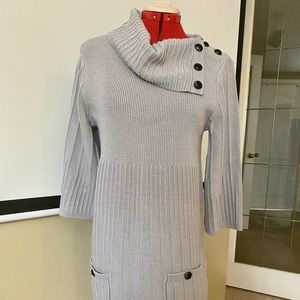 Stunning Gray and Silver Sweater Dress Size L